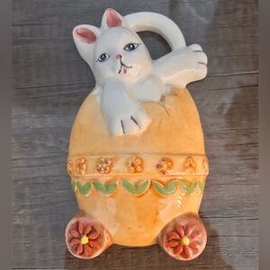 Vintage Ceramic Easter Bunny Wall Plaque